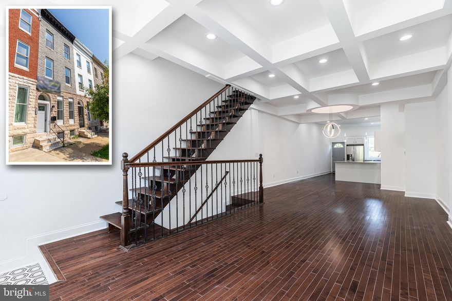 Exceptional Top to Bottom Renovation!  Attention to detail and designer finishes throughout.  With 5 bedrooms and 4 full bathrooms this home has room for the entire family!  Every room has new flooring, lighting, paint and trim.  Escape to the third floor and enjoy the retreat that is the owners suite!  Generous closet space and the spa like bathroom are icing on the cake!  The fully finished basement offers a large open space that is perfect for all your gatherings.  Finally check out the private back yard right off the kitchen that is perfect for entertaining.