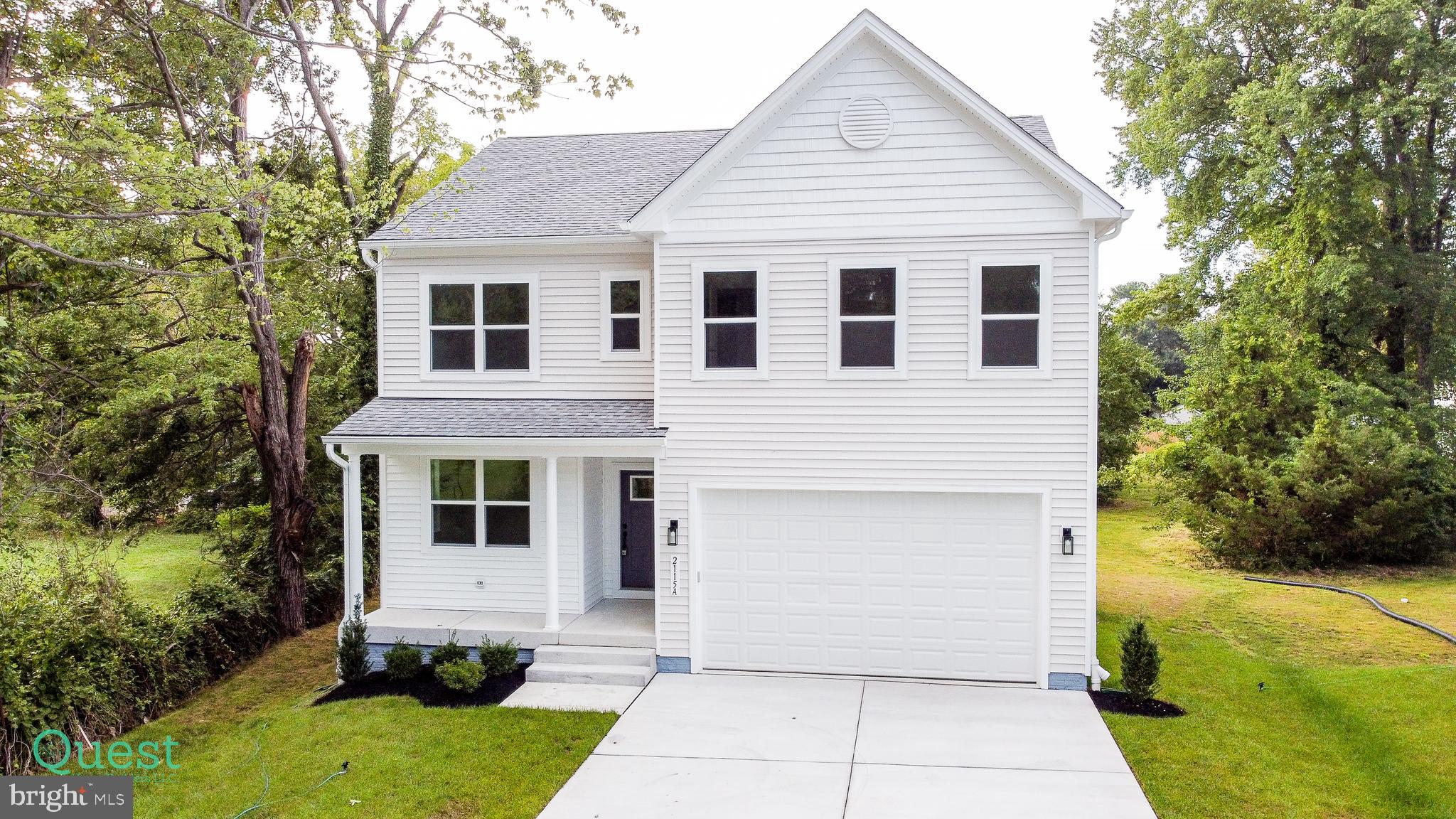 Welcome to your new construction, with a 10-year warranty. Hardwood throughout the first floor leads you to the kitchen with easy-close cabinets, beautiful white quartz, stainless steel appliances and more. Walk up the airy staircase to the second floor hall, which contains a big laundry room and 4 bedrooms. The owner's suite is at the end of the hall with lots of lighting. Enjoy your oversized owner's closets with natural light. Also off the owner's room is the full bath featuring double vanities and a hand-placed tile shower with dual shower heads. Back down to the basement is a large unfinished space. With 8' walls, there is plenty of potential for future added living area. Schedule your showing!