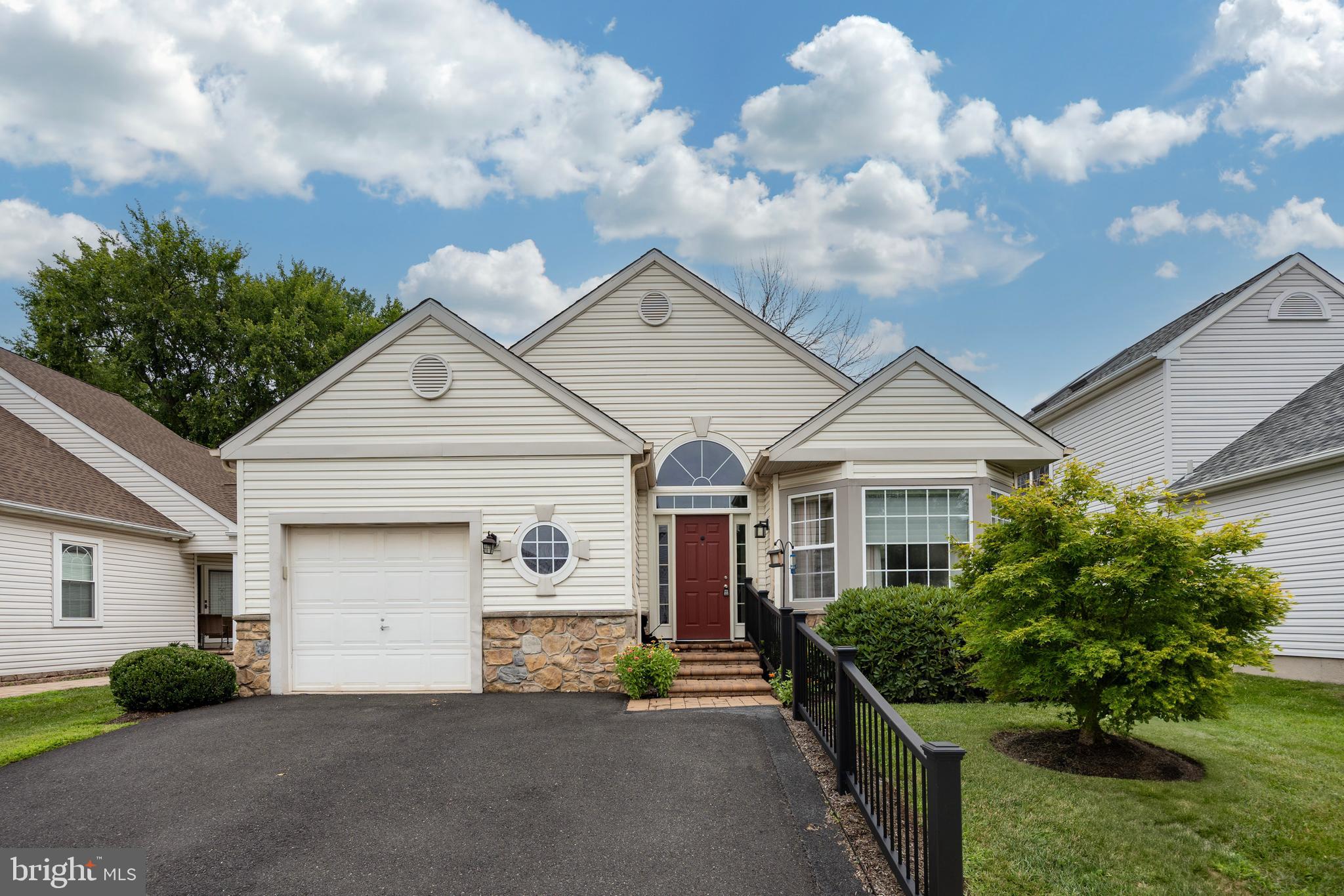 Welcome to this well maintained 2 Bedroom, 2 Bath Ranch home with bonus loft in the Golf Ridge Community. Some of the many features of this open concept floor plan include a First Floor Primary Bedroom with Full Bathroom and French Doors leading to a Private Rear Deck overlooking the 12 Tee Box. There is an additional bedroom on the main floor with separate full bath. The living room has vaulted ceilings, Gas Fireplace and access to the deck. The eat in kitchen is spacious with sky lights and some newer appliances. The laundry room is also located on the main level. The large loft area has lots of potential for a 3rd bedroom or office. The partially finished basement has a bar and lots of usable space. The previous owner installed a perimeter drain. Newer Roof (2018), A/C condenser (2021) and Hot Water Heater (2024), make moving into this home worry free. This home also has a whole house Generac Generator giving you piece of mind if the electric goes out. Low HOA fees include Lawn Care, Snow Removal and Trash. Don't miss out on this one!