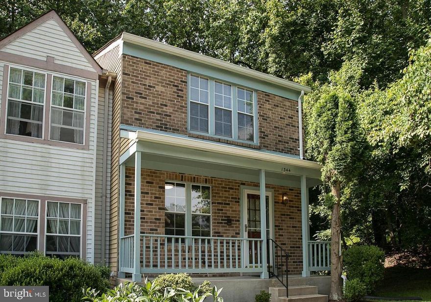 Welcome to this end unit with rare front porch.  3 Bedrooms and 2 1/2 Baths. This home is Very well maintained. Freshly Painted Finished Lower Level with Walkout and Fireplace. Big deck overlooking stunning large yard and woods. Available Now.   **Good Credit w FICO Credit Score 650 or better, Good Landlord History & 100K/ yr income or better Needed ***