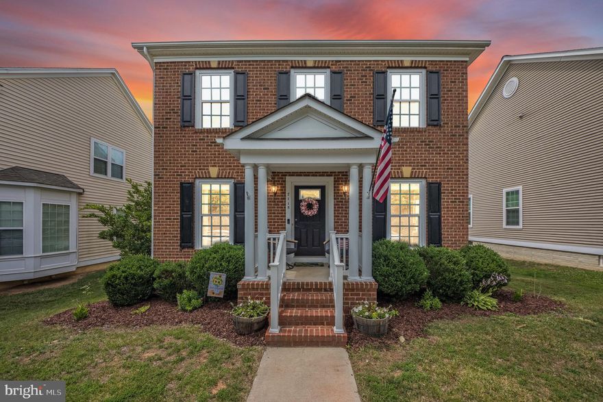 Beautifully updated home awaits its' new owners! Upon entry you will find a designated office for your work- from-home office needs, a formal dining room perfect for those family gatherings, a large eat in-kitchen with granite countertops and white cabinets,  and a welcoming  living room. Upstairs are 3 spacious bedrooms including  a huge owner's suite with his and her closets. The basement is finished with a bar area, a cozy family room, half bath,  and includes extra storage space. Outside you fill find a fenced in yard, with a deck, and stamped concrete patio to entertain on or relax on! You will enjoy everything this sought after community has to offer. Amenities include a pool, dog park, playground, walking/jogging trails, and more. Located between Fredericksburg and Richmond areas this is a great location for an easy commute to I-95 and the VRE.