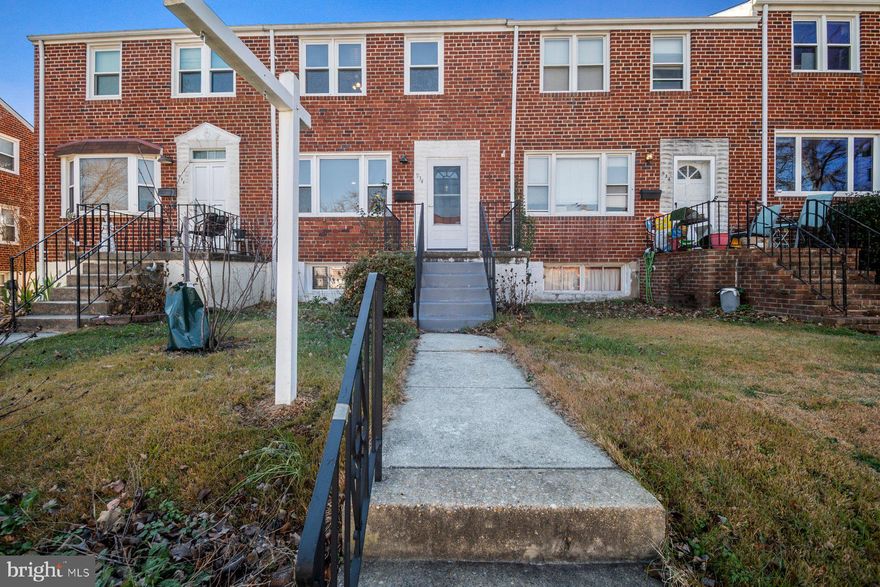 Fully renovated and meticulously maintained with hardwood floors, stainless steel gas appliances, and granite countertops.  Replacement windows and central air conditioning ensure you stay cool in the summer, while the gas heat means you'll be warm and cozy all winter.  New furnace and air conditioner.  Plenty of windows and light.  Three bedrooms and a full bath comprise the upper level, while the lower level has a full bath, a family room, laundry area, and tons of storage.  Front porch and off street parking in rear.  Has only had one tenant.  Conveniently located.  Great neighborhood!  Walk to Giant, CVS, Starbucks, M&T Bank, Ledo Pizza, Five Guys, Wing Stop, Liquor Store, Charlestown Retirement Community, Metro Bus Line and many more.  Easy access to 95, 695, Route 40, Community College of Baltimore County, and BWI Airport.  Agent is owner.