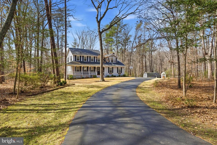 Beautiful and meticulously maintained home on over 2 private acres. The house boasts approx 3300 sq ft of finished space...perfect for entertaining! The main level features a spacious main level with a well-appointed kitchen and breakfast area overlooking a step down family room with wood stove. The main level also has a formal dining room for holidays or special occasions and a formal living room. The upper level offers a generous primary suite with a large walk in closet & a luxurious en-suite bath, along with three additional well-sized bedrooms, a full bath, and the laundry. The finished basement includes a versatile bonus room with a closet, perfect for guests, a home office, or additional living space. Enjoy a private backyard that backs to woods, providing a peaceful and secluded setting. Attached garage is big enough for 2 small cars, or 1 large car. No HOA! Enjoy country living with the benefits of shopping, dining, theaters, and more just a short drive away!