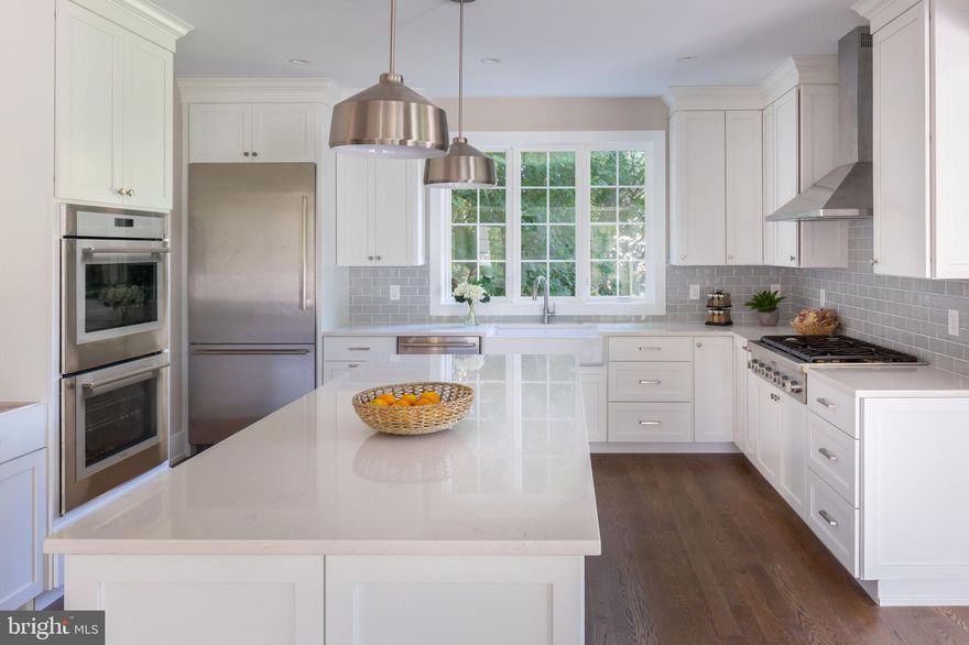 This walk-to-Wayne beauty is nearly complete and awaiting its first owner! Move right in to this modern new construction home with a neutral color pallet and open floor plan, built with the fine craftsmanship and attention to detail of Sposato Homes. Enter into the welcoming foyer and you will immediately appreciate the extensive millwork and site-finished oak floors. The traditional living room and dining room at the front of the home are nicely complemented by the open flow of the family room, breakfast room, and stunning kitchen featuring custom cabinetry, stainless steel Thermador appliances, quartz countertops, and a butler's pantry with sink. A convenient powder room and amazing mud room area complete the main floor. Upstairs you will find a main suite with a luxurious bathroom featuring a double vanity, large tiled shower, and deep soaking tub. Two bedrooms share a large jack and jill bathroom with separate vanities, while another two bedrooms have private en suite bathrooms. The second floor also holds a convenient laundry room. The walk-out lower level could potentially become additional living space, and has a rough-in for an extra bathroom. High quality exterior building materials include HardiePlank siding and stone, a CertainTeed asphalt shingle roof, Pella windows, and a Timbertech deck. Located in an ideal walk-to-Wayne location, enjoy nearby Chanticleer Gardens, Radnor Trail, and Township parks. An easy commute by road or rail to Center City, corporate centers, Main Line Universities, and in the highly regarded Radnor School District. Taxes are T.B.D. as Delaware County is undergoing a county-wide re-assessment.