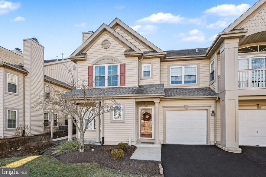 Welcome to 606 Julian Drive W. located in the highly sought-after community of Country Crossing in Warwick Township. Enter the home into a foyer with interior access to a 1-car garage.  Head upstairs to the bright and airy living space with an open floor plan. The spacious living room flows into a dining room with sliding doors to a lovely, covered balcony with views of open space. There is also a storage closet off the balcony area. The open floor plan continues from the dining room into the spacious eat-in kitchen with white cabinets, new stainless-steel appliances (2025) including an oven with gas range, dishwasher and refrigerator. Stackable laundry is located off the kitchen. Down the hall you will find a primary bedroom suite with a cathedral ceiling, walk-in closet and a private full bathroom.  A nicely sized 2nd bedroom and 2nd full bathroom.  Located in the highly rated Central Bucks School District. CB East HS, Holicong Middle School and Warwick Elementary.  Enjoy a low-maintenance lifestyle in a wonderful location. Conveniently located near playgrounds, shopping, dining, golf courses and major highways, including Rt 611, Street Road and the PA Turnpike. New Heater in 2021, New AC 2023, New Water Heater 2020. New Roof May 2018 by Association.