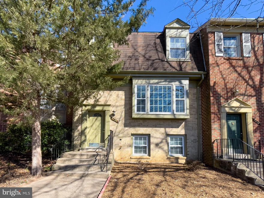 Welcome to Kings Park West! Situated near the intersection of Roberts and Braddock Rd, we are steps away from George Mason University! Well maintained, light-filled 3 level interior townhouse with 3 bedrooms and 2 full baths on the upper level. Bright and sunny main level has a powder room, dining room, and living room with a huge front facing bay window! Ample sunlight in the rear facing kitchen/breakfast area leads to a private fenced-in back yard perfect for entertaining. Basement offers a very large front facing bedroom/den with built-in shelving and a half bath. Washer and dryer with a bonus office/storage space in the basement! 2 assigned parking spaces directly in front of the townhouse as well as off street parking steps away on Tapestry Dr. Do not miss this opportunity to make this place your next home!