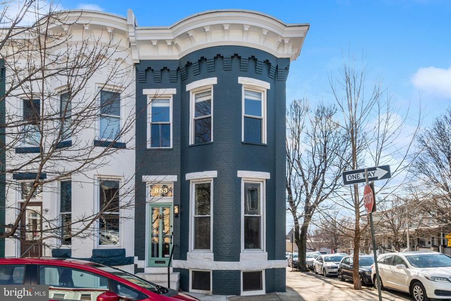 OFFER DEADLINE MONDAY FEB 10TH AT 12 PM (NOON):: Amazing location right next to The Avenue in Hampden. This 3 Bedroom with 1 Full and 1 Half Bath End of Group townhouse is meticulously cared for. The original hardwood floors with darker inlay design are a detail rarely found in homes today. The bow front design, end of group position, and transom windows illuminate the interior on both levels with incredible natural light. Pride of ownership is shown throughout from the reclaimed tiles in the entry to the  refinished doors and hardware.  Check out the raised panel dining room shutters! A large square footage and intelligent floorplan allow for the house to compartmentalize well, while still offering the feeling of hosting and enjoying larger gatherings.  The huge kitchen with newer stainless appliances (dishwasher 2020, refrigerator 2023, induction stove 2022) has plenty of space for table and chairs.  A deck is connected right off the kitchen for great nights spent outside with kitchen conveniently located. The upper floor has 3 generously sized bedrooms and a full bath.  Enjoy birdwatching from the back porch and cookouts in the fenced yard below.  Have all of this and be just blocks away from 36th St with its countless options of eateries and shopping.  Also in immediate proximity to The Rotunda, Moms Organic, as well as The Wine Source.  Close to I-83 and public transportation.