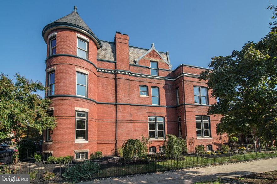 One half block from Metro, renovated and masterfully restored, 1894 Corner Victorian with over 4400 SF of light-filled rooms incl. in-law suite. Museum-quality restoration boasts period details incl pocket doors, crown moldings, original fireplaces, natural wood moldings & wood floors. A 2-story Carriage House provides parking & storage w/ all utilities. Modern systems incl 2-zoned HVAC.