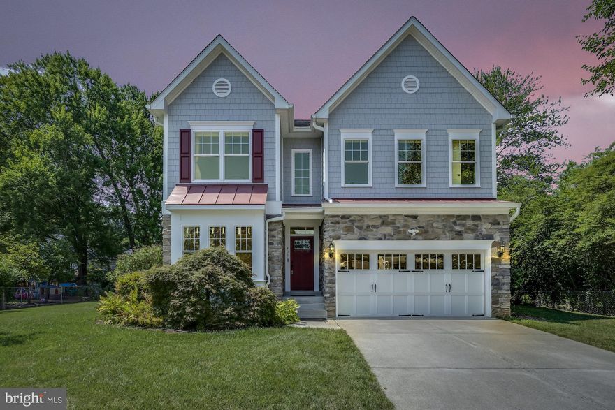 Exquisite craftsman style home nestled in East Vienna Woods on a .24 acre lot in the heart of downtown Vienna! This stunning home offers 5 bedrooms, 4.5 bathrooms, and 4,400 square feet of living space. The interior is elegantly designed, creating a seamless flow for entertaining, featuring a formal living room, dining room, family room with a gas fireplace, and French doors opening to the landscaped outdoor area. The gourmet kitchen boasts stainless steel appliances, a spacious island with bar seating, and a breakfast room. The upper level includes a luxurious owner's suite with a sitting room, dual walk-in closets, and a modern ensuite bathroom with a custom tiled shower. Additionally, there are three more bedrooms on this level, each with access to a full bathroom. The finished walkout basement offers a sizable recreation room, and additional living space that includes a 5th bedroom with a walk-in closet, a full bathroom, storage, and recessed lighting. The well-maintained yard features a welcoming deck, a storage shed with garage door access, and a two-car attached garage. This prime Vienna location is near the W&OD Trail, parks, community events, shopping, and dining establishments. Plus, it is within the sought-after Vienna/Thoreau/Madison pyramid. No HOA.