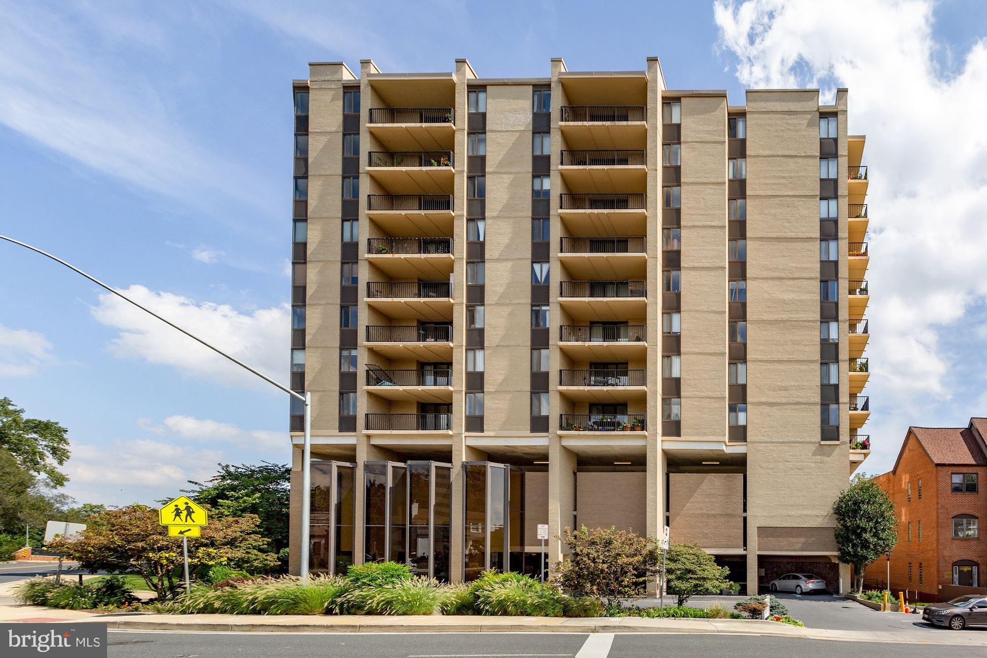 Fabulous 1 bedroom condo in renovated building with all utilities included in condo fee, garage parking space, and located .5 miles from the Bethesda Metro station. Features renovated bath, updated kitchen, walk-in closet in the bedroom, and private tree views. The common laundry room is just 20 ft from the unit and has 2 washers and dryers. The building also includes a roof-top pool, fitness room, and party room. The garage parking space is directly across from the elevators when you pull into the garage. Very convenient when carrying packages/groceries! Guest parking available in front of the building. This is a no smoking/no pet building.