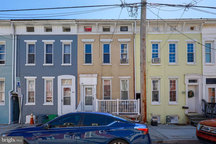 Turnkey investment opportunity! Take advantage of low taxes and immediate cashflow. This solid brick 3-bedroom, 1-bath rowhome with a bonus room offers approximately 1,300 sq ft of living space and is currently tenant-occupied at $1,200/month, plus all utilities.  The property features efficient gas heat, replacement windows, and some updated plumbing and electrical, providing added peace of mind for long-term ownership. The layout includes spacious living and dining areas, a functional kitchen, and a fenced rear yard with one off-street parking space accessible via the back alley. With strong rental history, desirable location, and durable brick construction, this property makes a dependable addition to any rental portfolio.