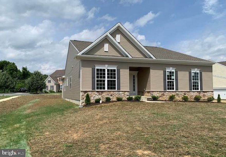 Welcome to Gemcraft Homes Sussex model. Photos are not the actual property. This home is nearly completed and ready for a 30-day closing. You will be impressed with the attention to detail, from the upgraded beaded siding, partial stone front, and side entry garage. Walking the home you will find a spacious entrance foyer, and spacious bedrooms 2 & 3. The Kitchen is detailed with White - soft-close cabinetry, granite countertops, kitchen island with pendant lights, and large pantry. Appliances are stainless steel gas cooking. The spacious great room features a gas burning fireplace, painted mantle, with slate surround.  The owner's suite features a tray ceiling, two walk-in closets.  Owners bath features spacious shower, comfort height vanity with double bowl sinks.
