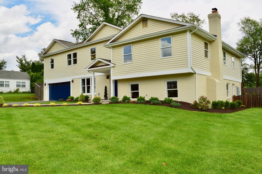 Charming renovated Vienna home with open floor plan, featuring 6 bdrm/4 bath/2 half baths,   1st level, bonus room with access to backyard,   laundry, mud room accessible from garage and back yard.  Primary suite with walk in unique closet/gorgeous bath,  seperate shower, heated floor in closet and bath.  This lovely gourmet kitchen/with center island is the gathering place with the back wall of windows and doors to let the sunshine in and enjoy the beautiful deck and landscaping.