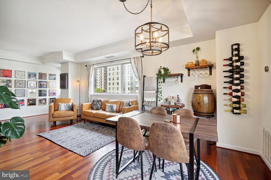 Welcome to luxurious living at 1211 S Eads St, Arlington, VA! This stunning 2-bedroom, 2-bathroom condo spans 1,367 square feet and offers an exceptional blend of comfort and convenience. Nestled in a highly sought-after building, this residence boasts an array of premium amenities designed to elevate your lifestyle. 

Step inside to discover a spacious, light-filled living area that seamlessly connects to a modern kitchen, perfect for entertaining or unwinding after a long day. The primary suite features an en-suite bathroom, and large balcony for breakfast on the weekends or an evening cocktail after work. There is also an additional balcony off of the living room with views of the Washington Monument and surrounding skyline. The second bedroom and additional bath provide ample space and convenience for guests or a home office.

Residents of this exclusive building enjoy access to a state-of-the-art gym and sauna, perfect for maintaining an active lifestyle, and a sparkling pool for relaxation.  There is also a fire pit, three grills and a flagstone patio area open to residents to enjoy barbeques and weekend gatherings with friends and family. The building's concierge service ensures all your needs are met with ease and efficiency.

Parking is a breeze with assigned parking space in a secure garage, and additional common storage is available for your convenience.

Located with easy access to a variety of local amenities, Whole Foods, South Block, Movie Theater, Pentagon City, Orange Theory and Amazon HQ2 are all walking distance.  This condo offers the perfect blend of urban convenience and modern luxury. 

Don't miss the opportunity to make this exceptional residence your new home. Experience the best of Arlington living at 1211 S Eads St!