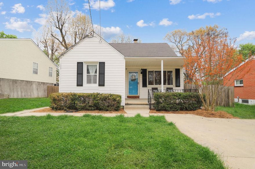 Great buy in Glen Burnie Heights!  Nice 3 BR | 2 BA Cape Cod with Upper Level BR that can be converted back to separate unit with its own entrance (and electric meter) from rear porch.  Newer Kitchen with stainless appliances, granite countertops, built in table / stools and shiny wood laminate flooring in main areas. The upper BR (with its own access from rear porch) has built -in  desk and drawers and has updated Bath with large tiled shower. Lower level features large Recreation Room with tile flooring,  plenty of additional storage and laundry. Nice 16 x 18 covered deck and very large fully fenced rear yard with shed.