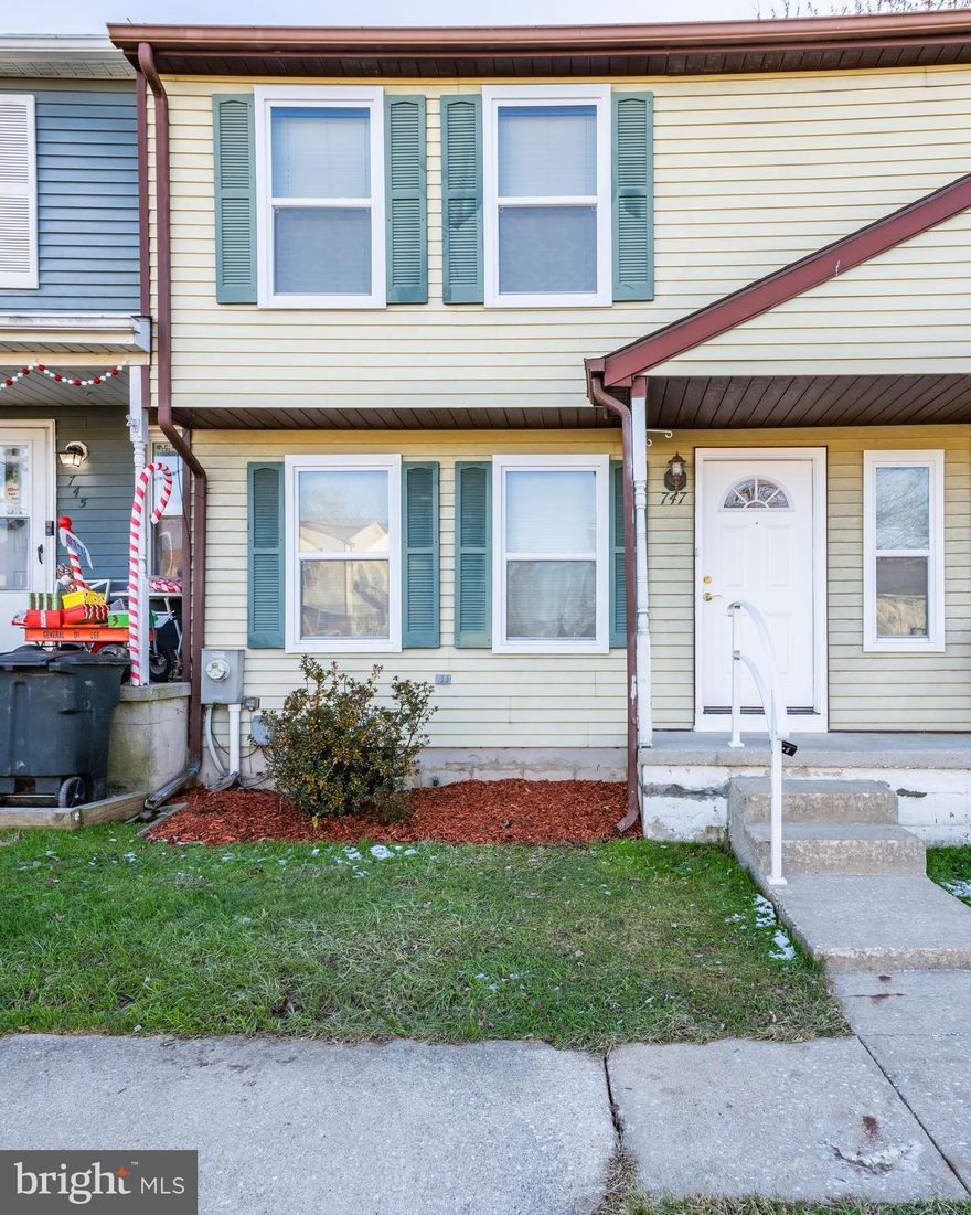 Welcome Home to 747 Young Way!!  This Beautifully updated townhome has the space you need to create a life you desire!!  Boasting an array of sleek finishes throughout, this 3 Bedroom, 1.5 Bathroom home has so much to offer!!  The main level offers an open concept layout with spacious Livingroom, dining area, kitchen and half bathroom.  The 2nd floor features 3 bedrooms and full bathroom.  All bedrooms feature updated ceiling fans, new carpeting, freshly painted, and MORE!!  Finished basement offers large rec room perfect for entertaining.  Nice size deck perfect for relaxation and fenced in rear yard.  This home has it all!!  Book your private showing today before it's gone!!