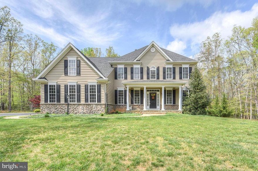 Make This Stately and Impressive Upgraded Home on 2 Ac.Yours! Beautiful Rear Yard with Stone Patio, Wrought Iron Fencing and Inground Salt Pool - Everything is Perfect For Those Fun Events at Home! Home Has Dual Staircase, Gourmet Kitchen w/Granite & SS Appliances, Hardwood Floors, Master Retreat w/Sitting Area & Dual Sided Fireplace, Home Office & So Much More in an Great Location! Take a Look!