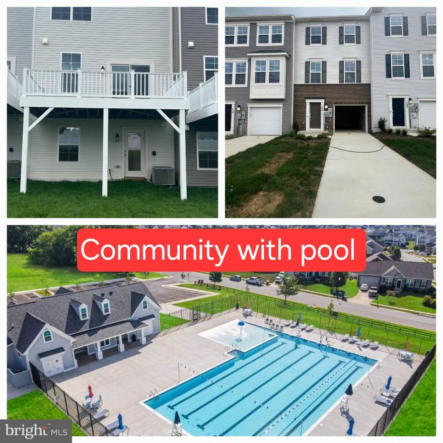 High Quality  Blinds and fans are installed.  Move in Ready !!!!

Newly built townhome, Lots of upgrades , located in Norborne Glebe community. Lancaster floorplan with three finished levels, three bedrooms, and two full and two half bathrooms. 

* Some photos are from Model house - from builder * With easy access to Northern Virginia, Baltimore-Washington, D.C., this location caters to commuters seeking convenience without sacrificing luxury. Set in the Shenandoah Valley, this area is known for its beautiful outdoor landscapes, historic sites and amazing vistas. 

The community's prime location in the Eastern Panhandle puts residents close to an abundance of shopping, dining, recreation and historic destinations such as Harpers Ferry and Charles Town. This property features numerous upgrades, including luxury vinyl plank flooring on the main level, granite countertops in the kitchen, a spacious island, and a double door oversized pantry. You'll be the first to enjoy the brand-new stainless steel appliances. The primary bedroom has a walk-in closet and the bathroom features a tiled walk-in shower with seat. The hall bathroom offers a tiled tub/shower combo. Enjoy the convenience of the laundry located on the bedroom level, complete with washer and dryer. Off of the kitchen is step out onto the 18' x 5' deck with stunning views of the daily sunsets and West Virginia Mountains. 

A one car garage that is equipped with an opener accessible via a smartphone app. A Ring doorbell is also included. This home includes energy efficient upgrades including eco-performance faucets, which reduce the water usage by up to 30%, Honeywell home programmable thermostat which allows you to create a custom schedule for when you're at or away from home, LED lightbulbs which use 90% less energy than regular lightbulbs, energy efficient, front loading washer and dryer, Low-e windows which keep the heat out of your home during the summer and the heat in your home during the winter, and energy efficient toilets which conserve up to 13,000 gallons of water per year.