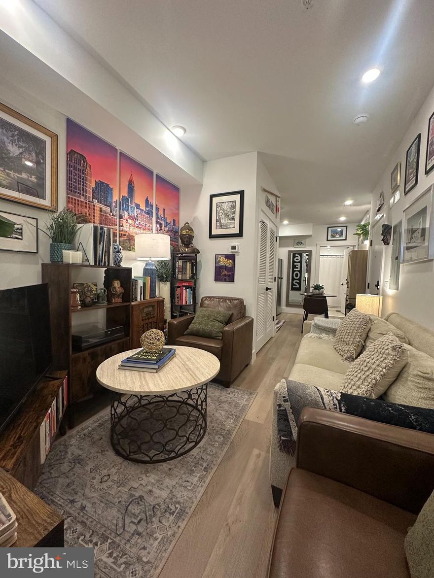 Introducing 2025 Frankford, Fishtown's hottest new residential rental building! Large studio with separate bedroom area and laundry IN UNIT! Absolutely stunning new construction with show stopping apartments. Live in the heart of the neighborhood, close to all Fishtown's major hot spots. Price reflects 1 month free on 14 month lease, base rent is $1650. This brand new apartment features a large kitchen with custom two-toned cabinetry, stainless steel appliances, granite countertops and matte black hardware. Throughout the apartment you will find brand new hardwood flooring. Large windows providing an abundance of natural sunlight. The kitchen and living area are separate from the bedroom creating a unique and desirable floorplan for a studio. The bathrooms have a tub, marble tile flooring, matte black hardware, ample lighting and white subway tile. Pets welcome for additional fee. Tenant pays electric and flat $25 water fee.  First month and a 1 month security deposit due at signing. Just 2 blocks from the Berks train station and Palmer dog park for convenience and steps away Philly's famous Kalaya, Goldie, Suraya and so much more.