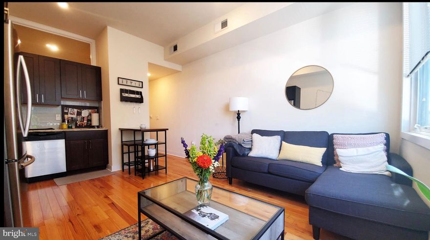 Experience the charm and history of Graduate Hospital from the comforts of your own apartment in one of Center City's most sought-after neighborhoods. Completed in January 2016, the 1430 South apartment building offers amenities such as tenant parking, a bicycle storage room, a video intercom system, and unobstructed 360 degree views of Philadelphia. This 1 bedroom has in unit laundry, renovated kitchen with stainless steel appliances and a great open floorplan! Tenant pays electric and flat $50/month water fee. Pet's welcome for additional fee! $1000 security deposit and just 1st month's rent due at lease signing. 6-11 month lease available for additional $50/month.