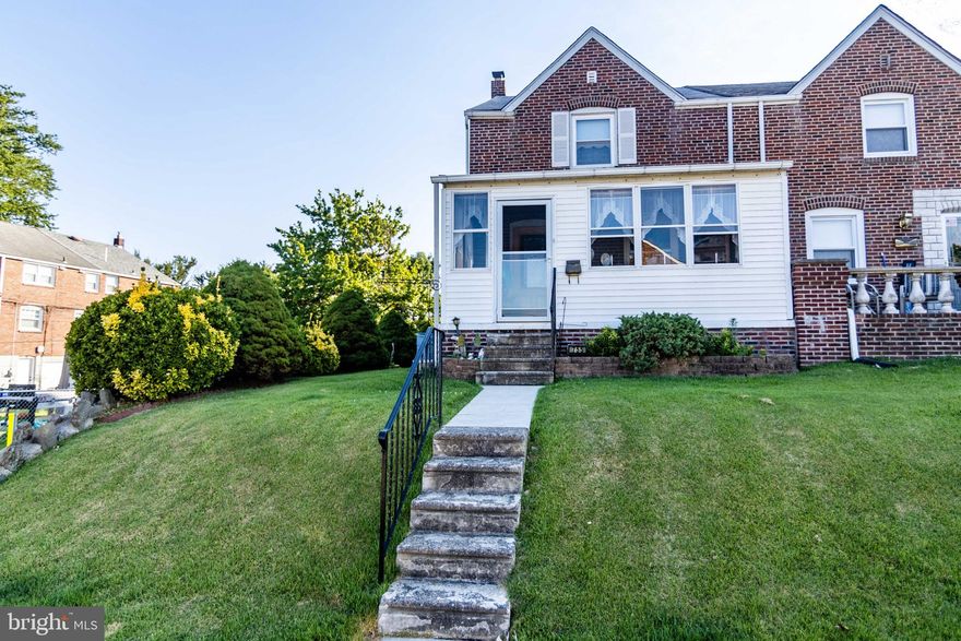 Are you looking for one of the finest homes in Leedom Estates?  Well then this is the place for you.  If you are a car or motorcycle enthusiast, this place could make you weak in the knees!  The main home on a meticulous corner lot, has everything done just for you.   Enter this home through the enclosed front porch and walk into through your updated front door.  The light-filled living room is spacious with original hardwood floors, and wood trim.  The dining room is cozy space between the living room and open kitchen, where you can enjoy easy access either space.  Kitchen is appointed with granite counter tops, breakfast bar, and updated appliances.  The lower level has a finished area which could be perfect has a game and play room.  This level also has a powder room as well as laundry facilities.  Upstairs has three bedrooms, an updated hall bathroom & attic w/ladder access in case you need that extra storage!  The interior of this home has been meticulously maintained by the owners, but the exterior of the home is quite special!  You have to check out the custom, ex-large, detached garage!  This garage is truly a terrific place to relax, house your specials cars, and/or manage your equipment, or create a custom shop.  The garage is insulated, and equipped with its separate 100 amp service, and is heated and cooled as well.  If you would love a man-cave or she-shed, this is the home for you.  There really are too many upgrades to mention, but a few include replacement windows, brick pointing, solid wood doors throughout, retaining wall (2021), driveway redone (2021), and fence (2021).  Want to generate some extra income?  The garage has been rented in the past for $850/month, with the rental range easily topping $1000/month.  The garage has separate utilities from the home, with its own electrical panel to make it even simpler to rent!  Enjoy this awesome house, sweet garage, and great location with close proximity to baseball fields, playgrounds, the Waterfront, and I-95!