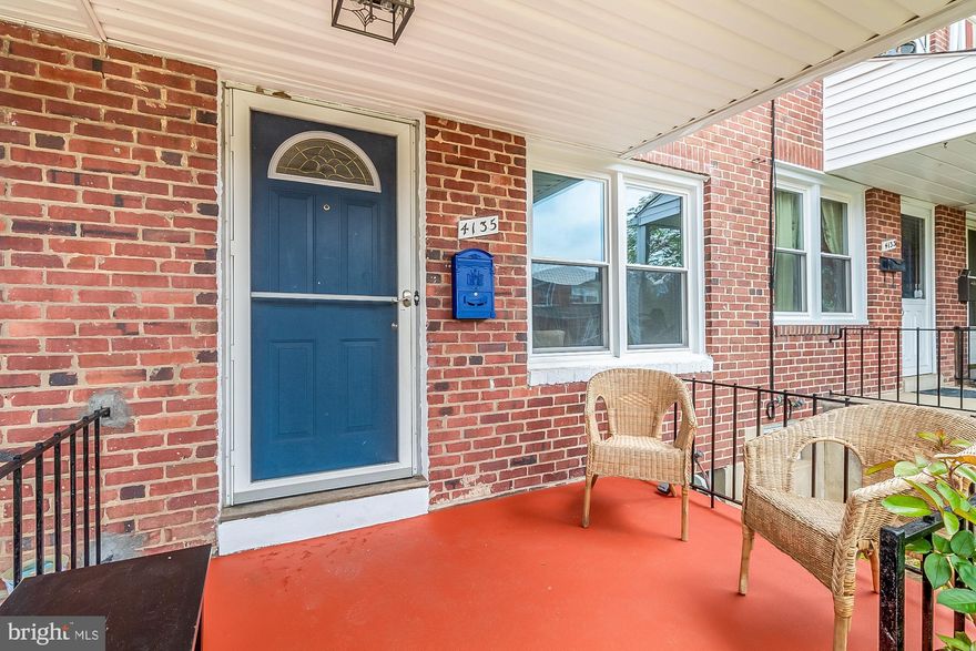 ALL OFFERS DUE NO LATER THAN MONDAY MAY 1st BY 5PM! Charming, brick, porchfront abode in wonderful Medfield community near local parks, schools, shops and some of Baltimore's finest restaurants located in closely neighboring Hampden. So much to love about this cozy and comfortable, centrally air-conditioned, freshly painted 2BR/1BA townhome with front yard, fenced backyard and covered back porch. Convenient and walkable location, with the benefit of being on a tree-lined residential street where you can enjoy being part of a neighborhood. Perfect starter home or downsize option that also could be a fantastic investment as a highly desirable rental property.