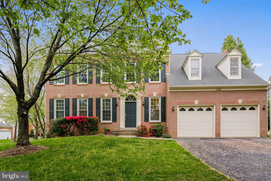 Welcome Home to Natalie Estates! Beautiful Two Story Brick Colonial With 4 Bedrooms,  3 1/2 Baths & Two Car Garage. Over 3,500 Finished Sf with lots of natural light throughout out the home. All rooms are abundant in size. Primary Bedroom has cathedral ceilings and 2 walk-in closets. Primary Bathroom includes dual sink, soaking tub and separate shower.   Home has been freshly painted, all hardwood floors refinished, new carpet and padding & new granite counters in kitchen. Finished lower level includes a full bath and separate storage room that could be used as a workroom.  New Windows  installed 4 years ago. HVAC installed in 2014 Close to C & O Canal, major commuter routes, shopping and dining.  Pictures should be available by April 30th. Please remove shoes or use booties. Practice safe distancing.