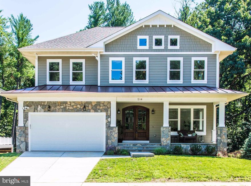 Another stunning project from AR Design Group w/ interior design by Hallstrom and Associates. Backing to parkland this home features 5500sf of exquisite craftsmanship on three levels w/ 4 upstairs BR all w/their own Walk in closet/full bath. Main level. Gourmet Kitchen opens to Family room overlooking Parkland Lot! Bright, light-filled lower level recreation room with bar and walk out to backyard!