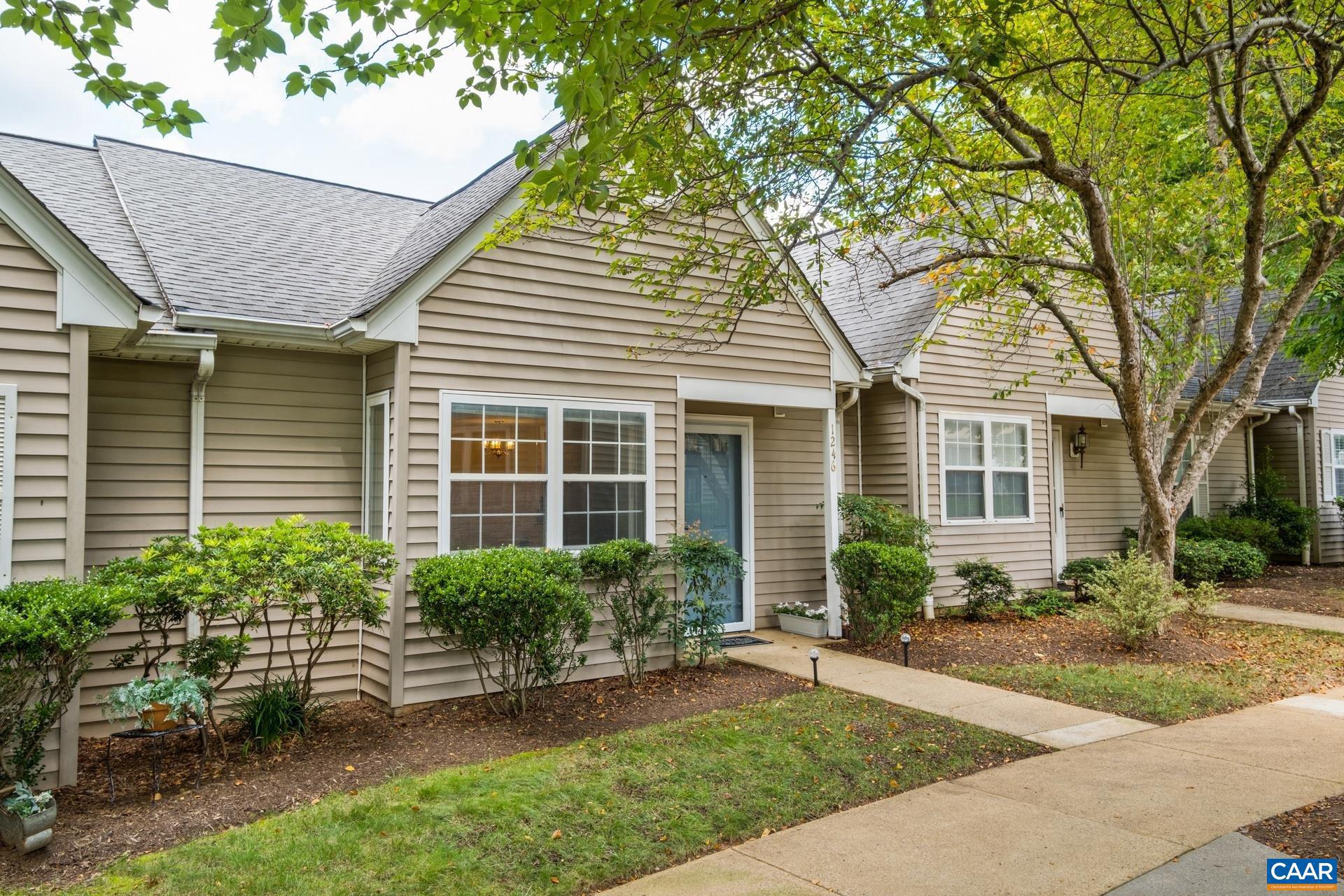 Visit the OPEN HOUSE: Sunday, 8/24, from 1:00-3:00! Wonderful villa in the centrally located Branchlands community with no age restrictions. Enjoy a convenient lifestyle just minutes from shopping, dining, UVA, and Downtown Charlottesville. The spacious, open-concept living and dining areas are perfect for relaxing or entertaining. The fully equipped kitchen offers ample cabinet and counter space. The oversized bedroom easily fits a king-sized bed and still provides room for a sitting area or home office. Two large walk-in closets offer great flexibility. The attached bathroom includes a low-threshold shower for easier access and a stacked washer/dryer. Step through the back glass door to a grassy common area, perfect for enjoying the outdoors. Take a short walk to the nearby community park with a pond, benches, and a paved trail or to the grocery store. HOA covers lawncare, trash, roof, gutter and exterior maintenance. This move-in ready villa offers comfortable, low-maintenance living in a quiet and highly convenient location.,Formica Counter,Wood Cabinets