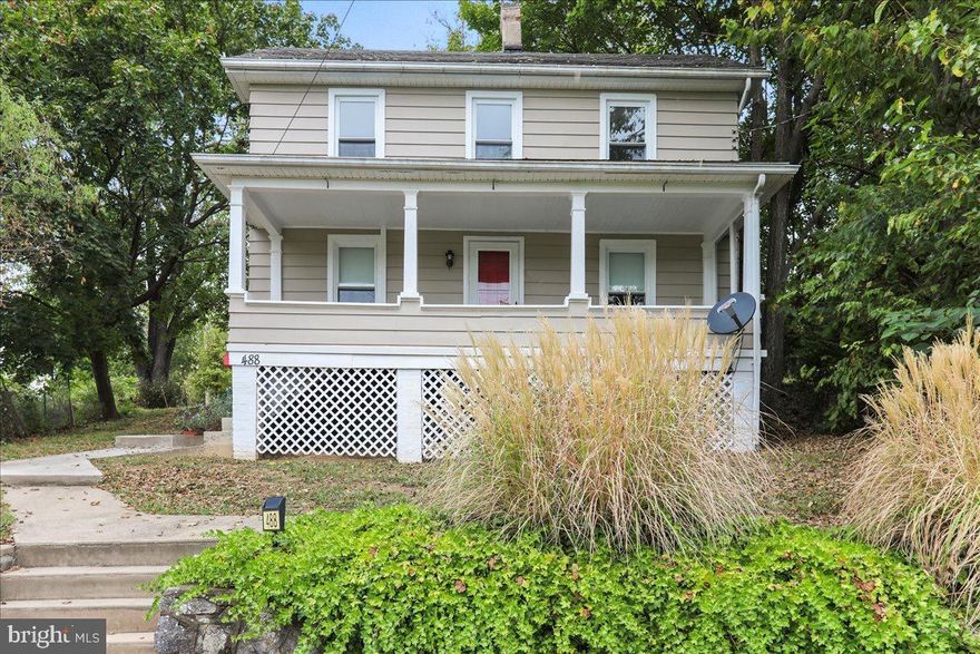 Charming Colonial Home with 3 bedrooms & 1 Full Bath.  It presents a large porch perched high for relaxing.  The interior is cozy and welcoming for quiet living.  A large shed provides storage for outside toys and tools.   Cross Streets: Queen St / Burke St.
