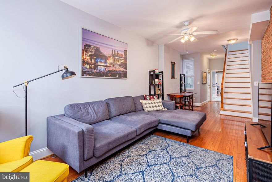 Nestled in the heart of the vibrant and historic Canton neighborhood in Baltimore, 922 S Ellwood Avenue is a property that seamlessly blends the allure of history with modern convenience and style. This charming rowhome, with its traditional brick front, stands as a testament to the architectural beauty and enduring appeal of the area.

As you approach this delightful home, you're immediately struck by its classic brick façade—a feature that is not only aesthetically pleasing but also speaks to the durability and craftsmanship of the era in which it was built. The new roof, recently updated, adds a sense of freshness and reassurance about the home's upkeep and structural integrity.

Stepping inside, the home welcomes you with an open and inviting atmosphere, characterized by a harmonious blend of classic and contemporary elements. The main level, adorned with exposed brick and hardwood floors, offers a warm and inviting space that is both versatile and functional. The living area, spacious and bathed in natural light, flows seamlessly into the dining area, making it perfect for both casual family living and entertaining guests.

Just beyond the living area is the heart of heart of every home, the kitchen. Here, culinary enthusiasts will find everything they need to create memorable meals and entertain in style. Ample cabinetry, and sleek countertops come together to create a kitchen that is as beautiful as it is functional. 

A unique feature of this home is the convenient half bath located on the main level—a thoughtful addition that enhances the comfort and usability of the living space.  You'll also find the laundry conveniently on the main level, just another comfort of this lovely home.  As you ascend to the upper level, the comfort continues with two cozy bedrooms. Each bedroom is a private retreat, featuring plush carpeting that adds a sense of warmth and tranquility and each with a full bath.  These rooms, with their ample natural light, offer serene spaces for rest and relaxation. The owners have thoughtfully and carefully made great use of all spaces on this upper floor. 

The potential of 922 S Ellwood Avenue extends beyond its finished spaces. The unfinished basement, provides an expansive area for storage. This space, with a bit of imagination and creativity, also holds the potential for future renovations, whether you envision a home office, a recreational room, or additional living space.

One of the crowning jewels of this property is its lovely rear courtyard. This outdoor space, offers a peaceful escape from the urban hustle and bustle. It's a perfect spot for morning coffee, evening relaxation, or hosting barbecues and gatherings with friends and family.

Beyond the walls of this delightful home lies the vibrant community of Canton. Known for its walkability, the neighborhood brims with local amenities, including an array of dining and shopping options at Canton Square. The area's parks and recreational facilities offer abundant opportunities for outdoor activities and community engagement.

Living at 922 S Ellwood Avenue means embracing not just a home, but a lifestyle. It's about enjoying the blend of historical charm and modern convenience, the vibrant community life, and the tranquility of your own private space. This property is an ideal choice for those who appreciate the character and history of a bygone era, yet seek the comfort and convenience of modern city living.

*** The cornice will be repaired***