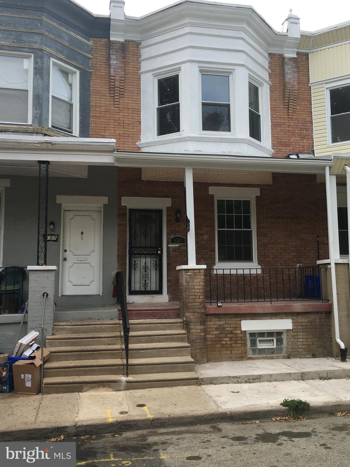This entire house has been completely renovated. Come take a walk through this beautiful house that has it all! First floor features an open space with living room, dining room, kitchen and a half bath on this level. The 2nd floor has 3 large bedrooms with lots of closet space, and a hall bath. Basement is full and unfinished, and includes a brand new washer and dryer. Kitchen has stainless steel appliances, new cabinetry, microwave oven. Central air, ceiling fans, only thing missing is you!! Go and show property is on lockbox.