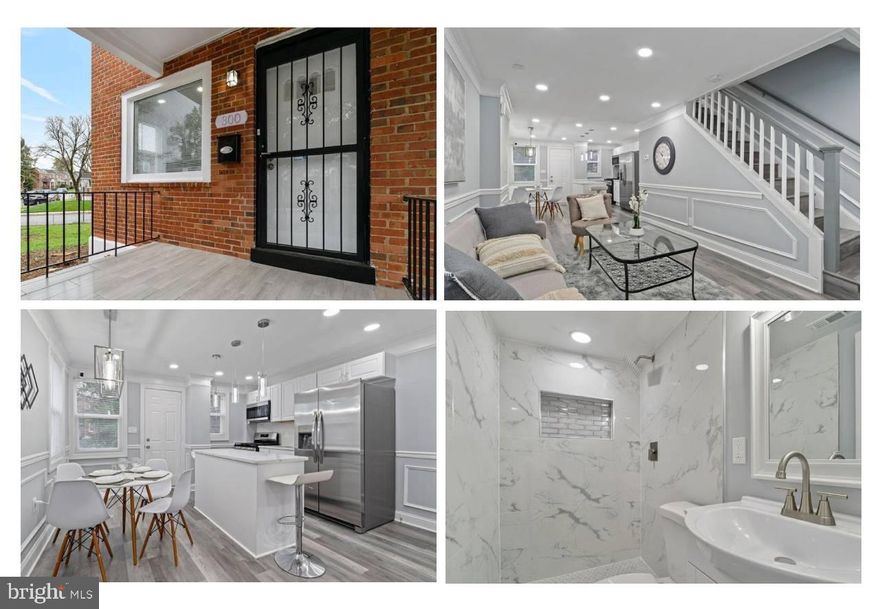 🌟 Fully Renovated Corner Gem – Move-In Ready!
Welcome to this beautifully renovated corner home, perfectly blending timeless character with modern living.
✨ Key Features:
Three full levels: basement, main level, and upper level.
Three bright and spacious bedrooms filled with natural light.
Two fully remodeled bathrooms with stylish finishes.
Elegant main level featuring luxury vinyl flooring, decorative wall moldings, LED recessed lighting, and a seamless open-concept layout—ideal for both everyday living and entertaining.
Modern kitchen with quartz countertops, white shaker cabinets, and stainless steel appliances.
Finished basement with laundry area, utility sink, brand-new HVAC system, and private entrance—perfect for guests, recreation, or additional storage.
All-brick exterior offering timeless curb appeal with low-maintenance durability.
📍 Location:
Conveniently located in a growing Baltimore neighborhood, close to schools, shops, and major highways.