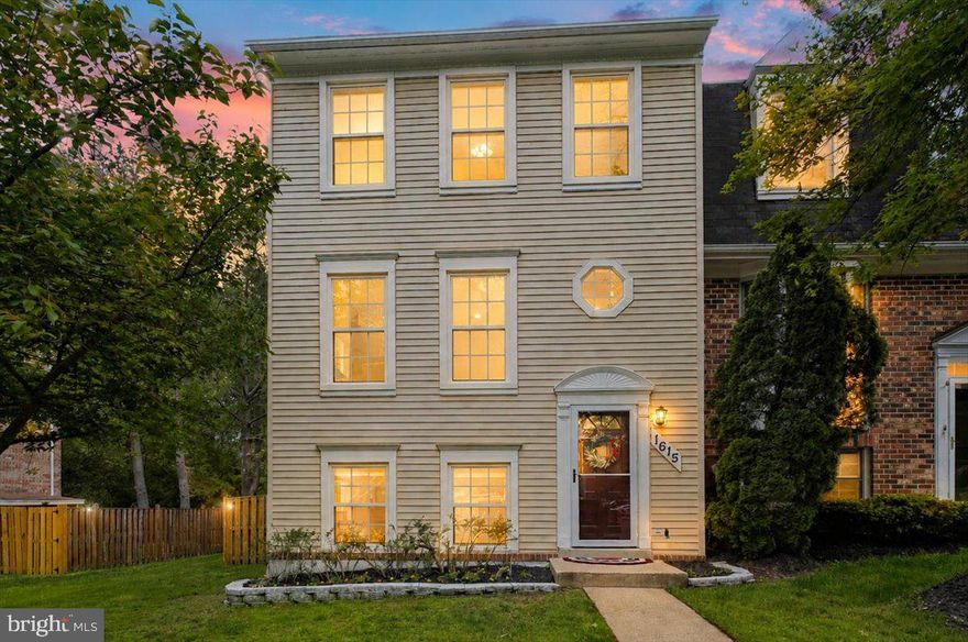 Welcome to the quiet side of Crofton, where comfort, convenience, and charm come together beautifully. This stunning three-level end-unit townhome is truly move-in ready and offers the kind of lifestyle buyers are searching for—space, updates, privacy, and an unbeatable location.

Step inside to find a warm and inviting main level featuring a cozy wood-burning fireplace, recessed lighting, fresh paint, and an easy flow from the living room to the dining and kitchen areas. The kitchen opens to a private brick patio and fully fenced rear and side yard—perfect for summer barbecues, morning coffee, evening relaxation, pets, gardening, or simply enjoying your own outdoor retreat.

This beautifully maintained home offers three spacious bedrooms, two full baths, one half bath, convenient upper-level laundry, new carpet, tile flooring, stone kitchen countertops, stainless steel appliances, and recently updated exterior doors, windows, and skylight. The second-level living area, located just outside the primary bedroom suite, features beautiful Brazilian cherry hardwood floors, adding warmth and richness to this inviting space.

Set across from RA-zoned farmland along Underwood Road, this home offers a rare bucolic setting with peaceful views and access to nearby walking trails through The Ridings. Enjoy being close to the Crofton Library, Crofton Meadows Elementary, Crofton Middle, Crofton High, community pools, golf, shopping, dining, tennis and pickleball courts, ball fields, and the beautiful nearby lake with walking trails and lighted fountains.

Everyday conveniences are just minutes away, including Wegmans, Starbucks, Target, movie theaters, emergency medical care, restaurants, and more. Commuters will appreciate easy access to BWI Airport, NSA, Washington, D.C., Baltimore, and Annapolis—all within approximately 35 minutes.

Homes like this—end-unit, updated, turnkey, and located in such a desirable Crofton setting—do not come along often. Schedule your showing quickly before this one is gone.