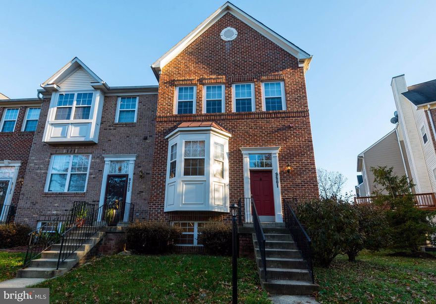 Gorgeous end unit town home nestled in the sought after Woodview Community. Features brick front, 4 bedrooms and 3.5 baths, open floorplan, kitchen with stainless steel appliances, breakfast bar, crown molding through out, brand new carpet, vaulted ceiling in Master, Basement perfect for entertaining with a fireplace. MUST SEE! Amenities galore! This home will NOT LAST LONG!!!!