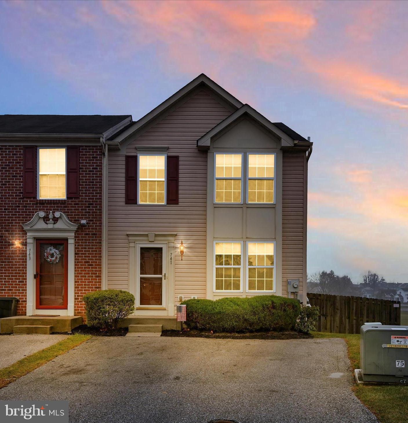 Love Where You Live! This 3 bedroom townhome situated on the end is just what you have been looking for.  The fenced in yard with a larger side lot for outdoor activities with privacy is such a bonus.  This is a  short distance to Hanover High, Middle and Washington Elementary Schools.  The main floor has stunning hardwood floors throughout the living, kitchen and family rooms.  There is a deck for entertaining off the family room that overlooks Moul Field.  Upstairs has three bedrooms and a full bathroom.  The owner's bedroom has a walk-in closet.  Downstairs you will find a basement that is mainly finished and has much needed built-in storage .  There is also a full bathroom with a tiled shower and soaker tub.  You can walk out from the basement onto your patio and fenced in yard with a shed.  The laundry room is also located in the lower level.  This house in conveniently located to local stores and restaurants in Hanover and less than 30 minute from Gettysburg and Maryland and under an hour from some larger cities.  Call for your private showing today!