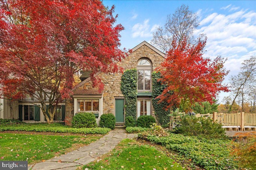 Nestled within the tranquil heart of Bucks County, this exquisite property exudes a unique blend of rustic elegance and modern practicality, offering an oasis of serene privacy. A scenic driveway, adorned with azaleas and towering trees, leads to a charming courtyard, setting the stage for this architectural marvel. The heart of the home is a majestic great room, boasting post and beam vaulted ceilings and a stunning floor-to-ceiling stone fireplace, crafted from the property's historic stone fences. The adjacent dining room and bespoke kitchen, a chef's delight, feature custom updates including a striking backsplash, sleek countertops, and a solid walnut island. These spaces are imbued with history, utilizing materials from a local 1832 barn, and equipped with modern luxuries like Viking appliances, two dishwashers, and an expansive pantry and counter space. The heart of the home, the kitchen, has been fully updated, transforming it into a state-of-the-art culinary space. The home's design seamlessly integrates indoor comfort with breathtaking outdoor views, particularly in the sunlit breakfast room overlooking an atrium garden and elevated patio. A standout feature is the incredible new FIRST FLOOR primary ensuite bathroom, which exudes sophistication and serenity. This  primary suite is a sanctuary of luxury, with large windows framing the lush grounds.   An incredible addition was also a HUGE first floor laundry.   The upper level offers additional bedrooms, an office, and access to a rooftop deck. The lower walk-out level of this residence is a marvel of design and comfort, seamlessly blending elegance with functionality. Adorned with gorgeous stone floors that exude a natural, earthy charm, this space is thoughtfully designed to cater to every aspect of luxurious living. It features not one, but two full bathrooms, each meticulously crafted with high-end finishes and fixtures. A highlight of this level is the brand new bedroom suite, offering a private and serene retreat for guests or family members. Complementing these features is a walk-in wine cellar, an aficionado's dream, perfect for storing and showcasing a fine wine collection. The entertainment aspect is beautifully covered by a spacious game room, ideal for hosting gatherings or enjoying leisure time. Natural light pours in through the sliding glass doors, which open to reveal the breathtaking outdoor gardens and living area, creating a seamless indoor-outdoor experience. This lower level is more than just a part of the home; it's a haven of sophisticated comfort, designed to enchant and entertain.  This property also includes a fully equipped guest apartment, perfect for extended stays or as an in-law suite, offering privacy and independence. Set on 13 prime acres, this Arnold Trueblood custom-built home is a masterpiece of design and craftsmanship, featuring a three-car garage, advanced security, landscape lighting, a Wi-Fi network, audio-visual system, a backup generator, and deer fencing. Discover the epitome of Bucks County living in this secluded, beautifully designed home.  The current homeowners of this stunning property have spared no effort in elevating it to new heights of luxury and functionality. They have meticulously undertaken extensive updates, including the installation of a new, durable roof and modernizing the garage doors, along with a beautifully finished garage floor that adds an extra touch of refinement. They have also upgraded the mechanicals of the home, ensuring efficiency and comfort.  Additionally, the lower level has been remarkably enhanced with two new full bathrooms and the thoughtful addition of a bedroom, bringing the total to six bedrooms. Each update has been carefully considered, contributing to the property's overall allure and making it a truly exceptional residence. (THIS DOES NOT HAVE A SHARED DRIVEWAY.... The sellers allow the neighbors to use the very end of their driveway but it is not "shared." )