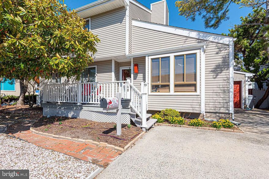 Ocean City GEM! This detached dwelling zoned R-2 features 2 units without the HOA or Condo fees! Perfect for an Investor or New Owner to live in one and rent the other unit.  Conveniently located in North Ocean City close to shopping, beach, and restaurants.  Call for questions.