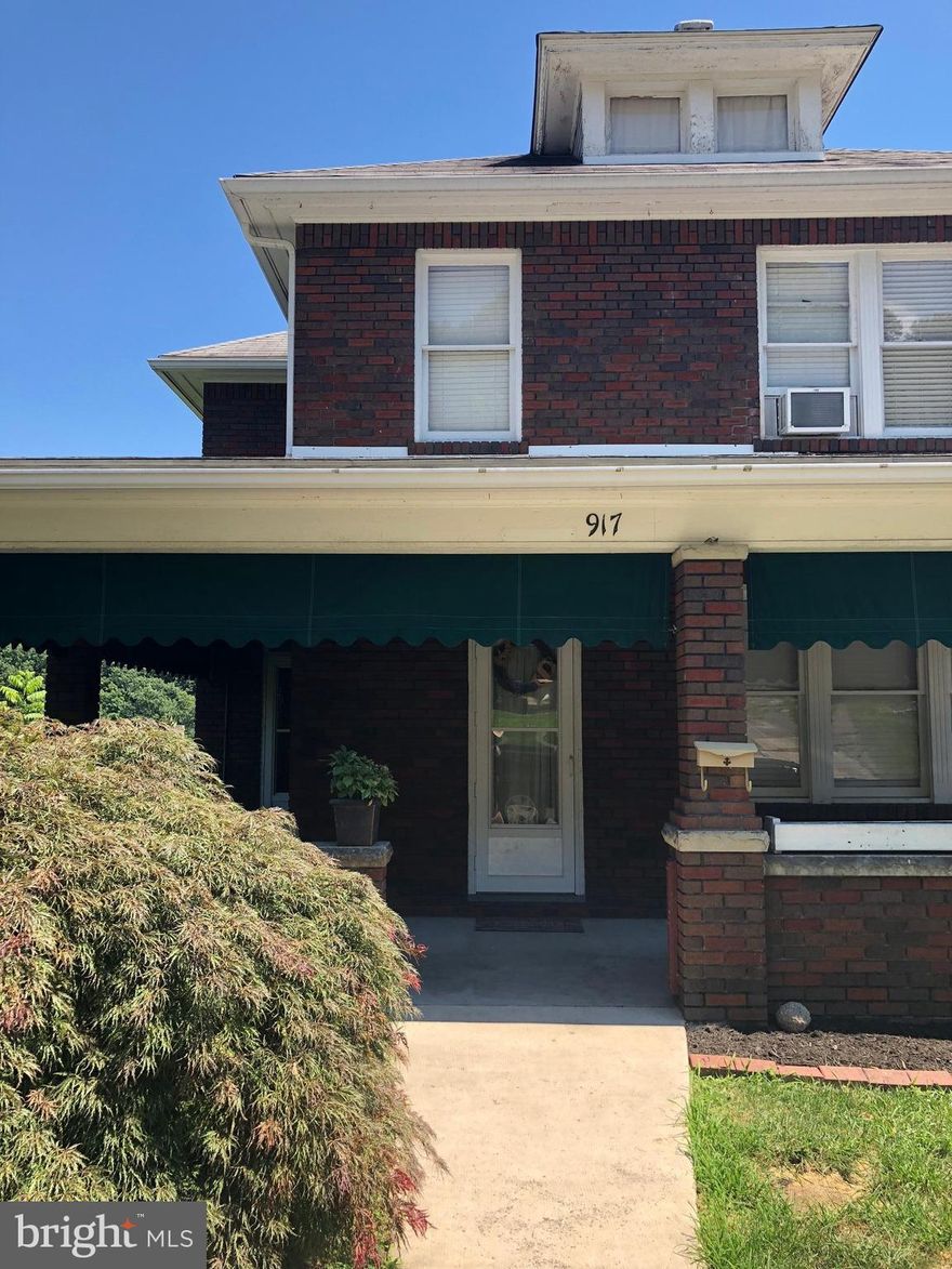 Well kept brick home! 3BR/ 1.5 Bath with potential for more. Basement area w/2 additional rooms and shower, beautiful wrap around covered porch, huge yard with options for off street parking. All appliances convey