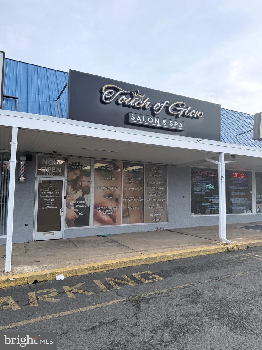 Turnkey 2,200 sq. ft.  Hair Salon & Spa Business for Sale – Prime Feasterville Location. Exceptional opportunity to own a fully equipped, operating hair salon and spa in the heart of Feasterville. Located in a busy, high-traffic plaza, this established business offers excellent visibility and steady walk-in potential.
This beautifully designed 2,200 sq. ft. space features everything needed to continue operating seamlessly from day one, including: 10 hair stylist stations, 3 cosmetology rooms,1 wax/sugaring room,1 dedicated eyelashes/brow room, massage room with private shower, 3 manicure stations, 2 pedicure stations, reception area, separate kitchen area, storage room, laundry room, 1 bathrooms. 
Very affordable rent —  $3,400 per month. All equipment is included in the sale, making this a true turnkey opportunity. Perfect for an owner-operator or an investor looking to expand a beauty, spa, or wellness portfolio. With its prime location, extensive equipment, and strong customer flow, this salon is positioned for continued growth and success. Don’t miss this rare opportunity in one of Feasterville’s busiest commercial centers!