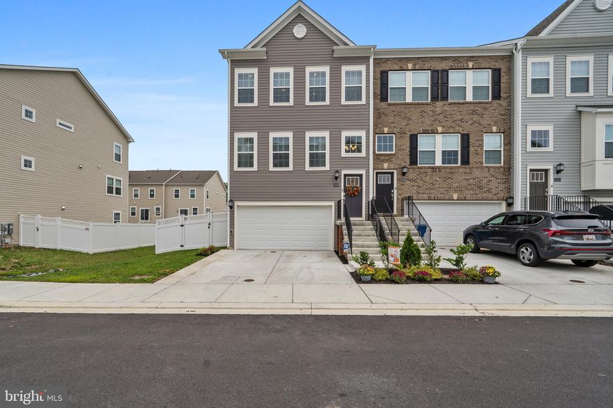 Beautiful almost new Townhome located in The Woods at Myrtle Point.  End unit featuring upgraded finishes thru out this home . 3 bedrooms, 3 full and 1/2 baths , open main level with extended kitchen island with enough space for 6! Upscale builder kitchen package to include gas 5 burner cook top, granite, double ovens with air fryer . Dining area off the kitchen, large light living room, walk in pantry, coffee bar, The upper level primary suite complete with full bath, upgraded shower with glass doors and walk in closet. additional full bath and 2 more bedrooms and laundry area complete the upper level.
The lower level features a mudroom off the 2 car garage, and additional recreation space/office or a 4th bedroom if needed. Full bath and built in murphy bed. Lower level walks out to a patio and the perfect amount of yard space. Garage has epoxy floor, More exterior upgrades include trex deck off the kitchen with steps down to the yard, fully fenced back and side yard, extra wide driveway.  All of this and located minutes to Solomons Island , Pax River Air Base , Shopping and too many restaurants to count!