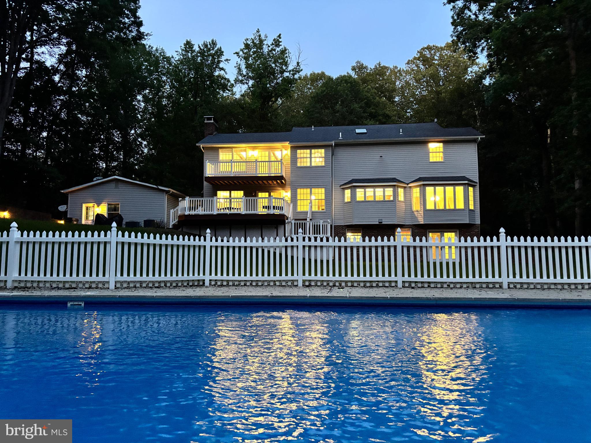 This home has to be seen to be appreciated. Recently Renovated. New flooring and paint throughout. Offering approx. 5,000 sq. ft. of beautifully designed living space on 3.49 acres with incredible backyard oasis featuring in-ground pool and decking. Huge 7 foot wide front wraparound porch overlooking professionally landscaped lot that rivals any golf course. Fully finished basement. Easy access to Maxwell Hall park with hiking & equestrian trails that take you to the scenic Patuxent River less than a mile away. Enjoy the best of both worlds, a serene retreat that’s still conveniently located close to everything while feeling peacefully secluded. Easy commute to Pax River NAS - close to commuter lot that takes you into DC