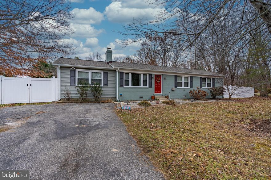 Welcome to 27036 Mill Seat Drive! This beautifully updated and maintained 3 bedroom/2 bathroom rambler features new roof, gutters and soffit, updated bath fixtures, a custom kitchen and amazing outdoor spaces! Plenty of storage with walk in closets in both the Primary bedroom and bedroom two. The completely fenced in, acre yard featueres beautiful patios, 2 sheds, and playset and well maintained pool convey as well. Move in ready, and beautiful, dont miss this one!