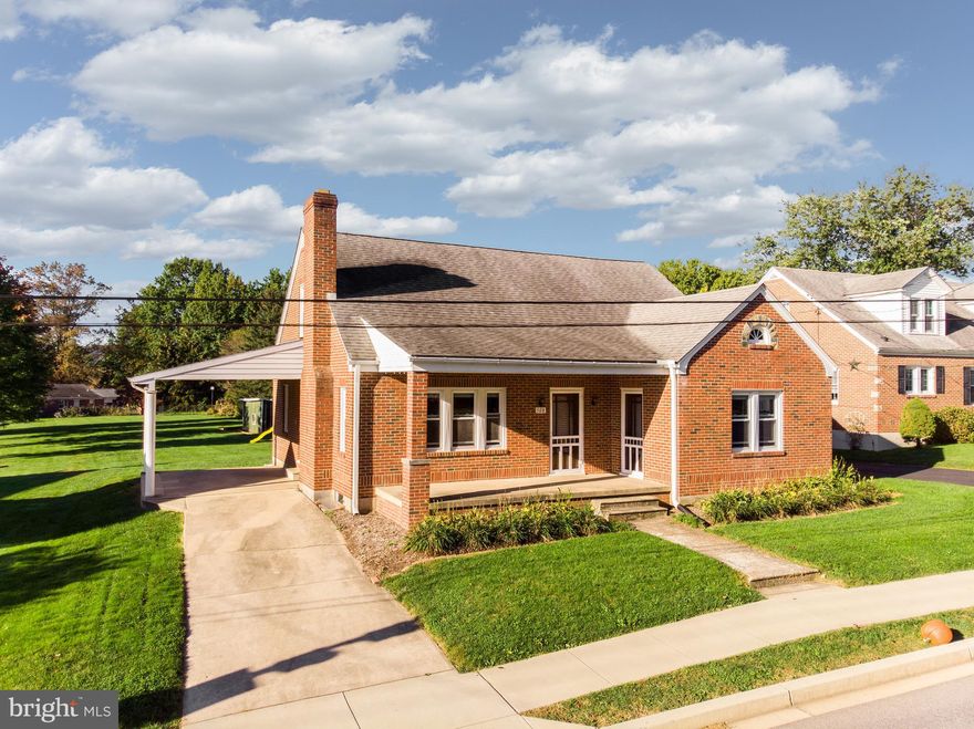 Well kept brick rancher with full attic and basement.  The exterior features a paved driveway and 1-car carport with additional on-street parking available.  The home is less than one block from the public library, parks, and Myersville Elementary.  The rear yard is level and offers plenty of space for outdoor activities.   You can enjoy the views of this historic and charming neighborhood from the covered front porch rain or shine.
Step through the front door and you'll find hardwood floors stretching out in all directions.  The living room offers impressive views of the surrounding neighborhood thanks to the large front windows.  The living room features a wood burning fireplace, hardwood floors, ceiling fan and custom wall lighting.  A cozy and inviting space.  Adjacent to the living room is the spacious kitchen featuring white cabinets, stainless steel appliances, lots of counter space and table space to seat 6 comfortably.  Clean-up is easy thanks to the double bowl sink and dishwasher.
The main floor features 3 large bedrooms each with ceiling fans and hardwood floors.  Closet space is ample for a home this age.  Plus there's plenty of storage elsewhere in the home.  The home offers a full bath and convenient half bath on the main level.
The lower level offers a large laundry room, rec room area and offers additional storage options.  The rec room offers French doors to the rear yard and provides plenty of afternoon sunlight into this level of the home. 
 The homes location offers easy access to I-70, historic downtown Myersville and is within walking distance of schools, parks and the public library.  The homeowners would consider pets on a case-by-case basis along with a pet deposit and pet addendum.  Tenants would be responsible for lawn care and utilities.  The home is available immediately.  Contact listing broker for rental application.