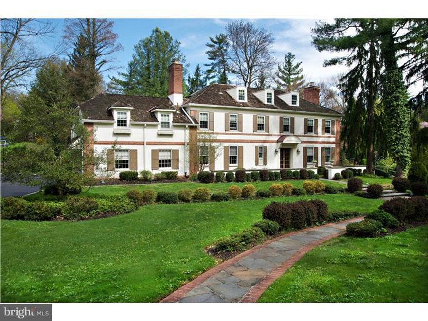 Wonderful opportunity to live in a gorgeous home on sought after street in Northside Haverford. Walk to everything!  Train, shopping and schools!  Stunning renovated French colonial!  This home features a wonderful floor plan.  Spacious open floor plan features 4 Bedrooms with 3 full baths and a half bath.  Master Suite with office.  Great Room off of the open gourmet Kitchen, along with another large Family Room, oversized Dining Room with French doors leading to beautiful 40 foot flagstone terrace.  Beautiful random width hardwood floors, Living Room with fireplace, renovated chef's Kitchen is open to the Family Room and features an oversized granite island, cherry cabinets, double ovens and a spacious Breakfast Room overlooking manicured grounds. There are 4 wonderfully sized bedrooms, a spacious Master Suite with fireplace, vaulted ceiling, Juliette Balcony, walk-in closet,  Master bathroom with oversized shower, "his" and "hers" vanities and Jacuzzi tub. There is a loft with skylights which could be an Office.  This home is perfect for entertaining!  Enjoy this gorgeous Shangri-La  .80 acre lot with room for a pool.  Main Line Living at its best!  Owner is a PA Lic. REALTOR. Home is covered by a one year HSA Home Warranty.