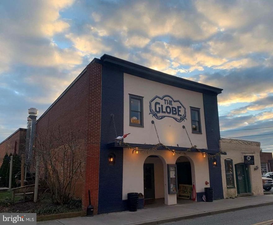 The Globe is located in historic Berlin, MD. The tenant is a restaurant operator under a 3 year Triple Net (NNN) lease with two 3 year options to renew. The annual rent increases by 3% each year. Full property details can be provided upon request with a confidentially agreement.

Sale price is listed at $1,645,000.00 with a 7% cap rate. 

The tenant operates under "Oaked at The Globe." Do not disturb the tenant or inspect the property without coordination with the listing agent.
