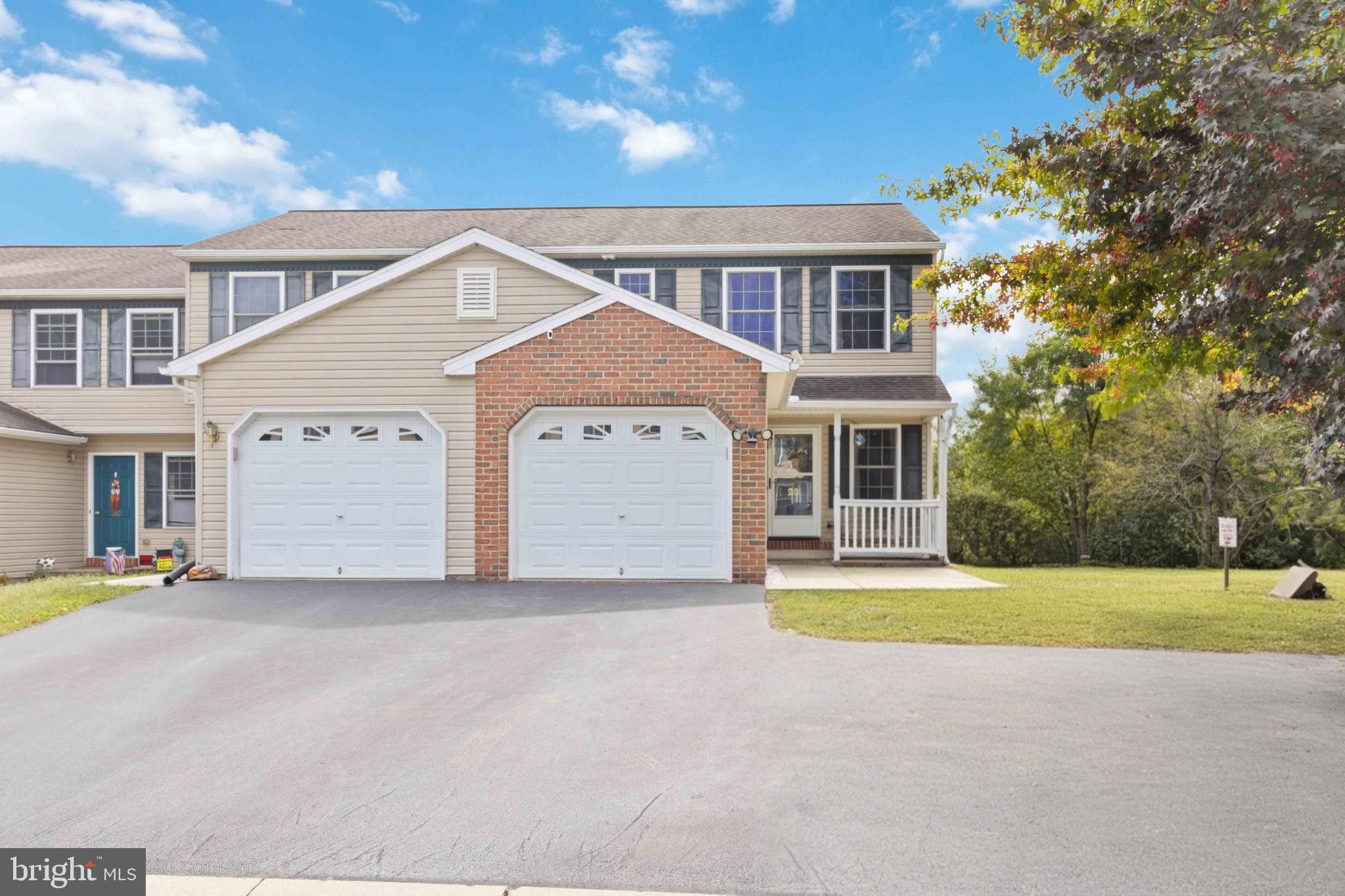 From the outside, this end unit Myerstown townhouse may look like the rest, but step inside and you’ll discover thoughtful updates that set it apart. Offering three bedrooms and one-and-a-half baths, this home blends comfort with low-maintenance living.
Upstairs, the full bath was beautifully remodeled in 2020, giving the space a modern, refreshed feel. Throughout the home, carpeting was removed and replaced with durable laminate flooring in 2018, creating a clean and cohesive flow. The kitchen opens to a spacious Trex deck (2019) with a retractable awning. A built-in drainage system was installed below the deck to provide a fully covered roof over the lower patio — creating two separate, year-round outdoor entertaining spaces that require virtually no upkeep.
The finished basement adds even more usable space, complete with a laundry room (2025). An attached one-car garage and a driveway with room for two additional vehicles provide convenient parking.
This move-in ready townhome is close to local shops, dining, and community amenities, making it the perfect blend of style, function, and comfort.
Sale is contingent on seller's settlement of new home.