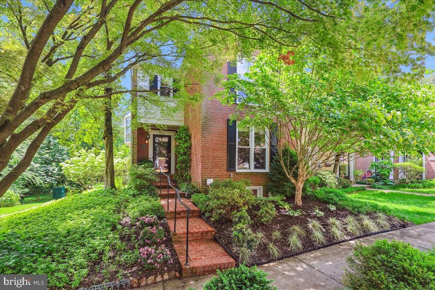 OPEN HOUSE SUNDAY MAY 18 1 to 3 pm. Every so often, a truly special home comes on the market - this is one of those homes.  Tucked away in a quiet corner of desirable Westmoreland Square, this impeccably maintained, pristinely clean 4 Bedroom/ 3.5 Bath end unit townhome combines charm, comfort, and a welcoming design. It is so thoughtfully upgraded - from the heated tile flooring in the basement and primary bath to the lovingly tended garden, this home is a joy to visit.  The elegant floor plan is filled with natural light thanks to ample windows throughout and a pretty bay window on the side of the home.  One of the highlights of this beautiful townhome are the gardens. They truly create a fairytale setting with flowers, mature plantings and  a sunny, private, brick-walled rear patio.  Rich wood flooring runs throughout the upper levels.  Upstairs, you'll find three bedrooms and a lovely primary bedroom with en-suite bath with solar tube for natural light.  The primary bedroom also features an ample home office area, complete with built-in cabinets and a desk - perfect for your WFH days.  The beautifully designed primary closet was thoughtfully crafted with custom built-ins to enhance both function and superb organizational ability. And don't miss the ingenious built-in laundry hamper on the way to the primary bath.  The cheerful basement features the fourth bedroom, a full bath with zero entry shower and frameless glass door and a recreation room with high quality built-in cabinetry and shelving. From here, step outside to the serene brick patio surrounded by lush landscaping, all backing to a peaceful common area for added privacy.    The spacious kitchen provides ample storage and prep space, plus an eat-in area and pass through window to the living room - perfect for everyday living or entertaining.  With an assigned parking spot and no through traffic, this hidden gem offers convenience and tranquility.  Mclean/Longfellow/Haycock school pyramid and super convenient to downtown McLean, Tyson's Corner and Falls Church City.  Minutes from I-66, 495 and 1.5 miles to West Falls Church Metro.