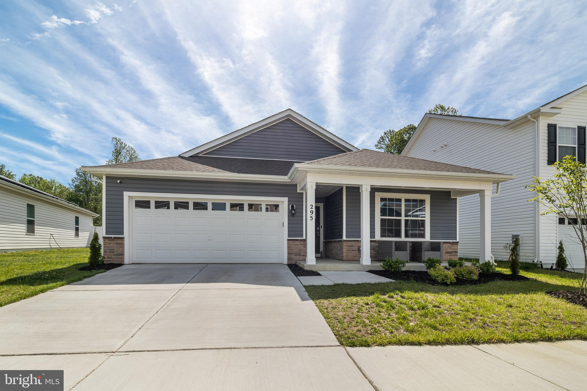 OPEN HOUSE SATURDAY 10-12!
Welcome to 295 Forest Edge Ave, La Plata MD nestled in the heart of La Plata. This 4-bedroom 2-bath Rambler is located in La Platas highly sought after community Pinegrove. Built in 2023 this is 1 story living at its finest. This open concept rambler has a large open kitchen with a large granite countertop island perfect for entertaining. Large windows perfect for natural light, to welcome you into the living room and kitchen, to the large first level owner's suite with an oversized walk-in closet, you won't want to leave! This home is equipped with smart home technology, features a keyless entry, sky bell (video doorbell), programmable thermostat to adjust your temp from your smartphone and a home security system! Walk out the back door to a large patio and enjoy the private backyard that backs up to trees! You won't want to miss this one! Easy commuting and close proximity to shopping, restaurants, and the beltway!
A home warranty is being offered on this home! Schedule your private showing today!