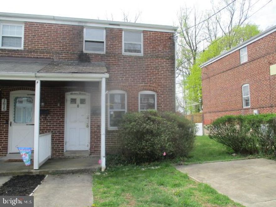 This Duplex offers off street parking and huge fenced in rear yard yard. Open floor plan on main level has hardwood floors in living room. Eat in kitchen opens to rear addition for added space. Upper level has 2 bedrooms and full bath. Full basement has utility area, laundry area & lots of storage space. Close to Towson area ,schools , colleges and shopping. Easy access to downtown and 695. Agents view agent remarks and documents uploaded on this mls. OPENS TO INVESTORS 5.3
